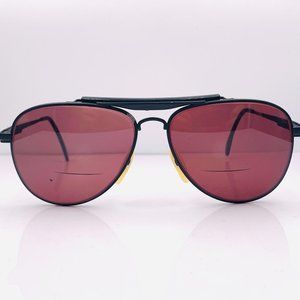 Vintage Titmus EX252 Black Metal Aviator Sunglasses Frames RX